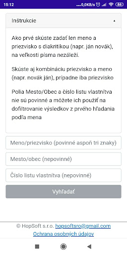 Vlastním pozemok Screen 2