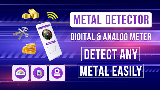 Android application Metal detector - EMF detector screenshort