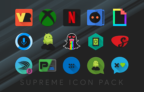 Supreme Icon Pack APK (Исправленный/Полный) 3