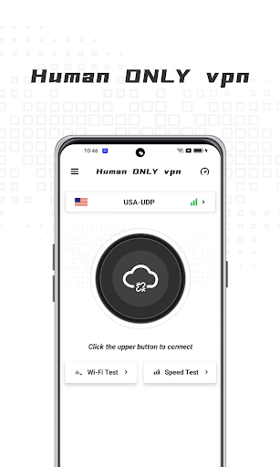 Android application Human ONLY vpn screenshort