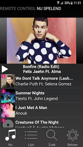 Android application Xenox Remote screenshort