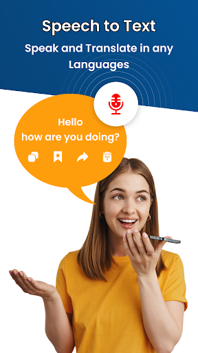 Speech to Text with Translator Screen 2