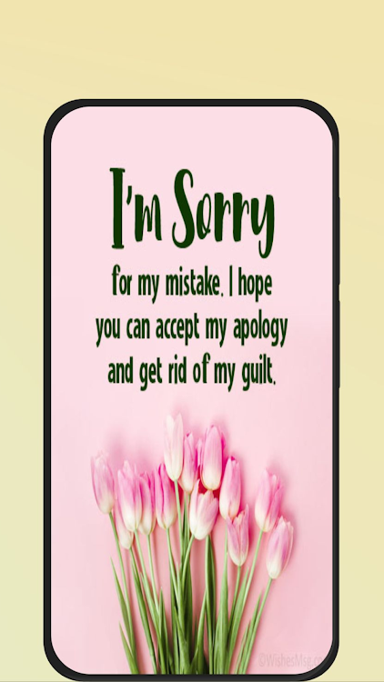 sorry messages - 3 - (Android)