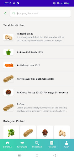 MyShop Screen 2