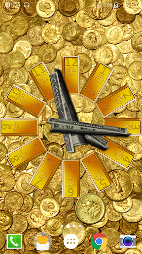 Money Clocks Live Wallpaper