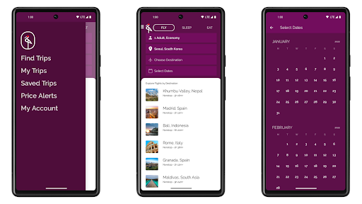 MyTravelApp Screen 3