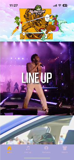 Android application Broccoli City Festival screenshort
