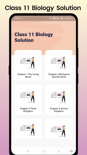 Android application Class 11 Biology Solution screenshort