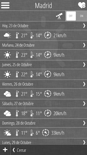 Weather 15 Days Screen 3