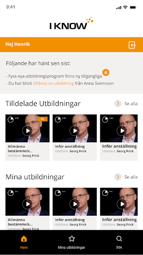 Android application iKnow Mobile screenshort
