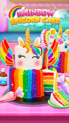 Rainbow Unicorn Cake - Unicorn Food Maker 1.0.1 APK-MOD(Unlimited Money Download) screenshots 1
