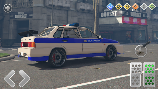 Lada 2114 Police Pursuit