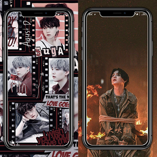 Suga Wallpaper Aesthetic HD logo