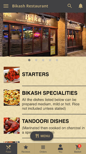 Bikash Restaurant Screen 2