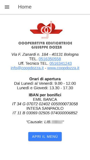 Android application CoopDozza screenshort
