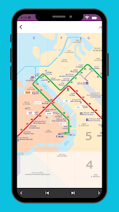 خريطة مترو دبي 2023