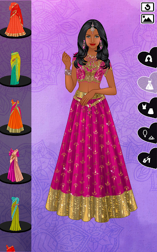 Indian Sari dress up Screen 2