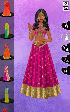 Indian Sari dress upのおすすめ画像2