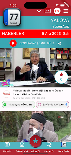 Yalova Şehir App Screen 2