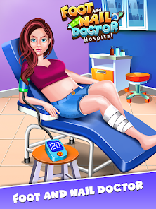 Captura 7 médico de pies y uñas hospital android