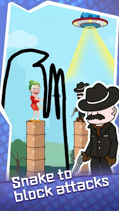 Draw to protect her - Screenshot 1