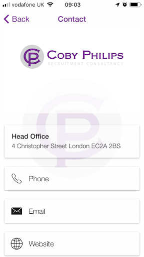 Coby Philips Solutions Screen 3
