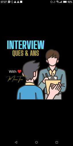 Android application Interview QandA screenshort