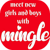 meet new girls and boys with mingle icon