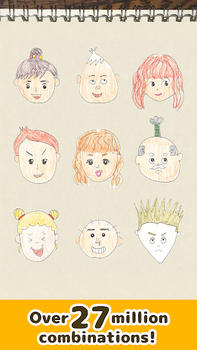 Android application Change of Faces screenshort