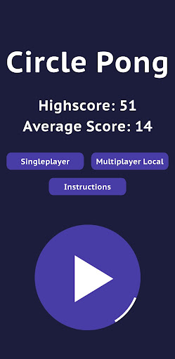 Android application Circle Pong Elite screenshort