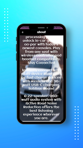 Android application tesla model x guide screenshort