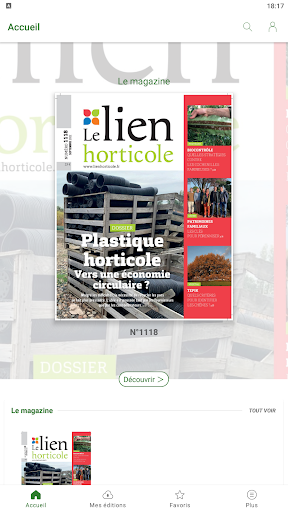 Android application Le Lien Horticole screenshort