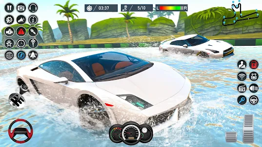 Aqua surfer: water car racing