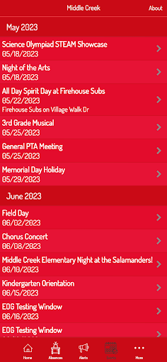 Middle Creek Elementary Screen 2