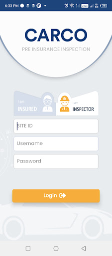 Android application CARCO Mobile AI Inspection screenshort