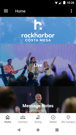 Android application Rockharbor screenshort