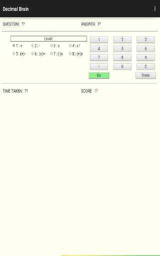 Decimal Brain Screen 2