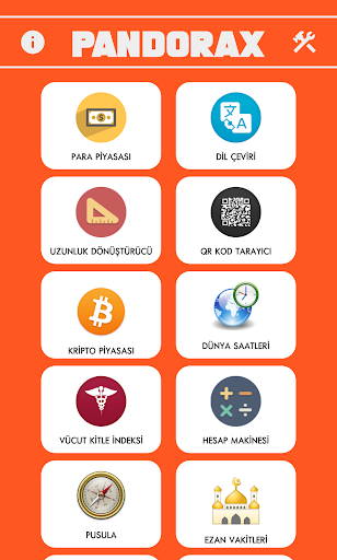 Android application Pandorax screenshort