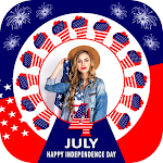 Cover Image of Download USA Independence Day Frame  APK