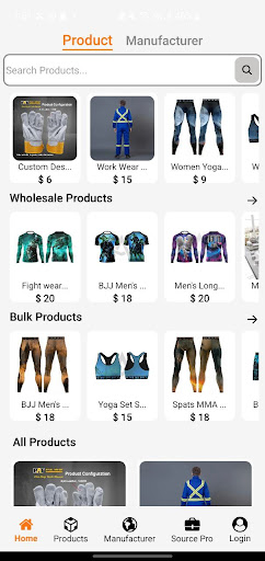 Android application Doforfuture Global Marketplace screenshort