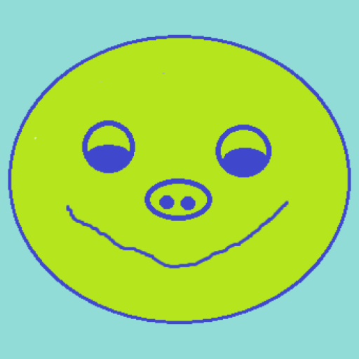 Guess Piggy Snake Friends logo