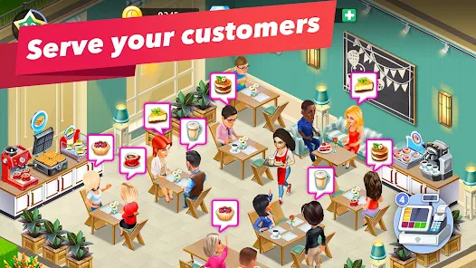 Tela do jogo social CafeWorld A figura 10 é a tela de um
