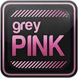greyPINK HD Launcher Theme icon