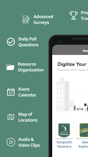 Android application MilkCrate for Communities screenshort