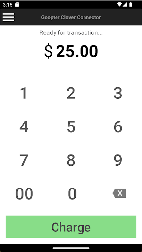 Android application Goopter Clover Connector screenshort