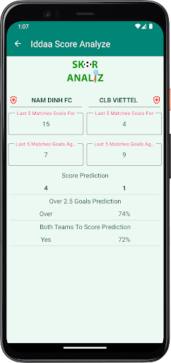 Score Analyze Screen 2