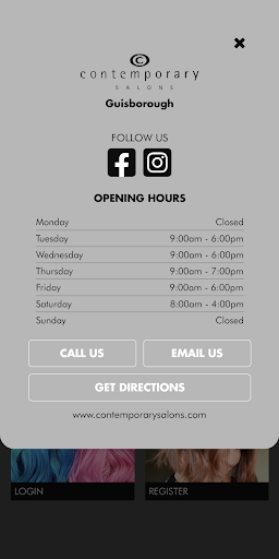 Contemporary Hair Salons Screen 2