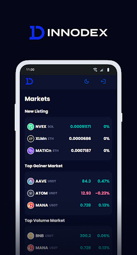 INNODEX - Crypto Wallet Screen 3