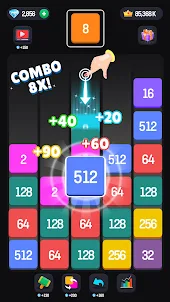 2048 Number Games X2 Blocks