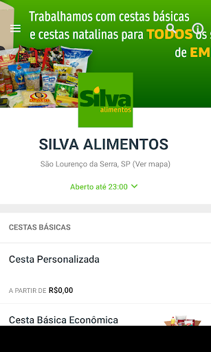 Android application Silva Alimentos screenshort